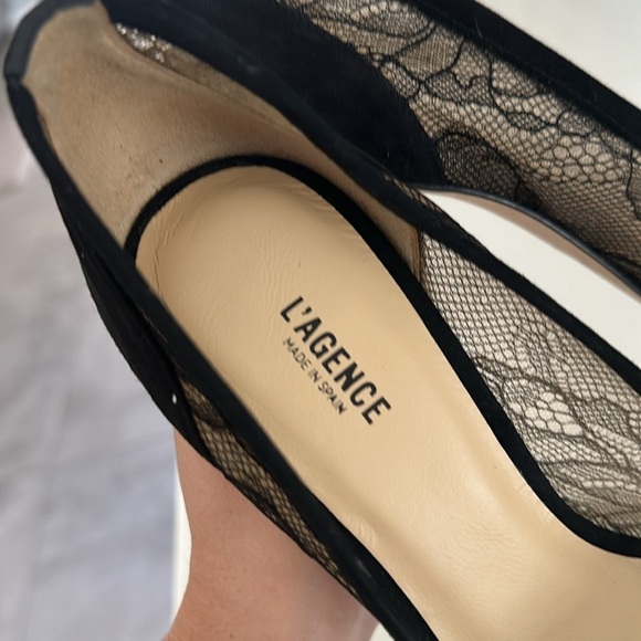 L'agence Simone Lace Pumps In Black size 38 Brand new with box - Picture 7 of 10